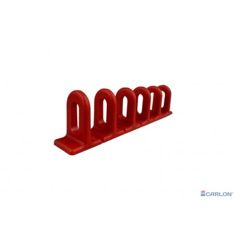 Multipad lijmstrip rood 6x22x156 vlak (3st)