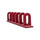 Multipad lijmstrip rood 6x22x156 vlak (3st)