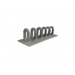 Multipad lijmstrip grijs 6x50x156 vlak (3st)