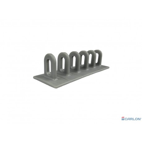 Multipad lijmstrip grijs 6x50x156 vlak (3st)