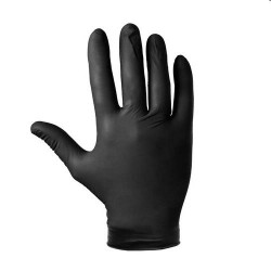 Handschoen Nitril L black (100st)