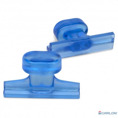 Clear Blue tab smooth rechthoek 38x17mm (5st)