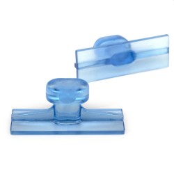 Clear Blue tab smooth rechthoek 51mm (5st)