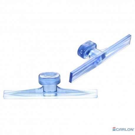 Clear Blue tab smooth rechthoek wing 83x10mm (5st)