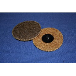 Mini-disc vlies 25mm grof Carloc (bruin)