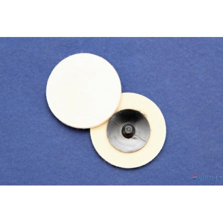 Mini-disc polijstschijf 50mm wit Carloc
