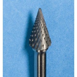 Stiftfrees hardmetaal spitskegel 6mm kvt