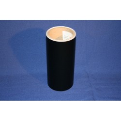 Stijlfolie zwart zijdeglans glad 20cm (5m)