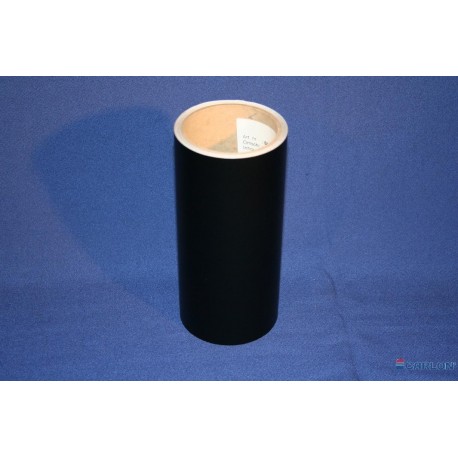 Stijlfolie zwart zijdeglans glad 20cm (5m)