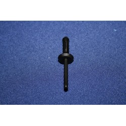 Blindklinknagel zwart kunststof 5x17,2mm kop 12mm (25st)