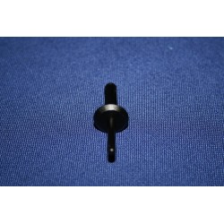 Blindklinknagel zwart kunststof 6,3x25,2mm kop 17mm (25st)