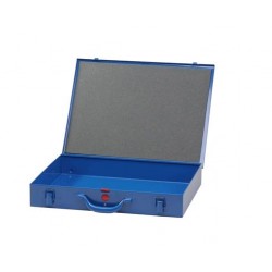 Assortimentsbox metaal blauw 1-vaks 330x440x66mm