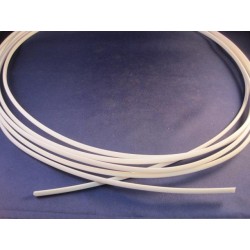 Lasdraad kunststof PE-HD naturel driehoek 4mm (5m)