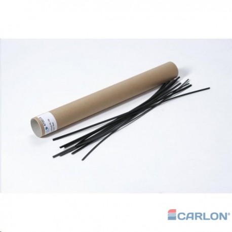 Lasdraad kunststof PE-HD zwart driehoek 4mm (5m)