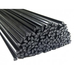 Lasdraad kunststof PP EPDM zwart driehoek 4mm (25st)