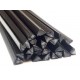 Lasdraad kunststof PP zwart driehoek 4mm (25st)