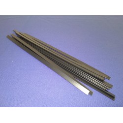 Lasdraad kunststof GTXR zwart plat 1,5x9,6x300mm (15st)