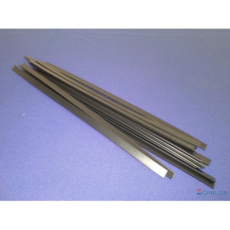 Lasdraad kunststof GTXR zwart plat 1,5x9,6x300 (15st)