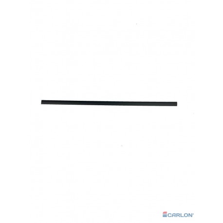 Lasdraad kunststof PP zwart plat 1,6x10mm (450gr)
