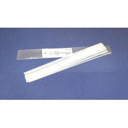Lasdraad kunststof PP wit rond 4mm 30cm (15st)