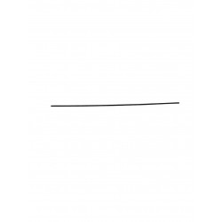 Lasdraad kunststof PP zwart rond 3mm 30cm (15st)