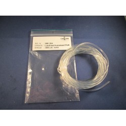 Lasdraad kunststof PUR transparant 3mm rond 450cm rol
