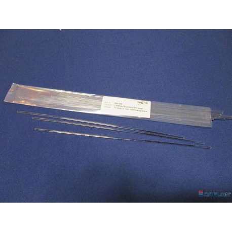 Lasdraad kunststof PC transparant 4mm rond (15st)