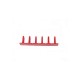 Multipad lijmstrip rood 6x22x156 vlak (3st)