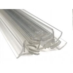 Lasdraad kunststof PMMA transparant 8x1mm plat (25st)