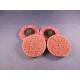 Mini-disc vlies 50mm middel Carloc (rood)