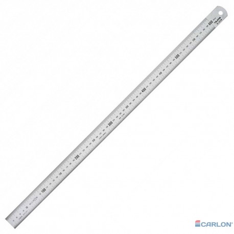 Liniaal staal 600mm rei