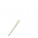 Lasdraad kunststof ABS wit driehoek 4mm (25st)
