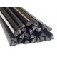 Lasdraad kunststof PP EPDM zwart driehoek 4mm (25st)