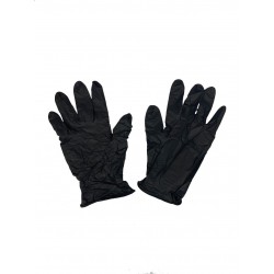 Handschoen Nitril S/7 black (100st)
