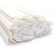Lasdraad kunststof HDPE wit plat 8x2mm (25st)