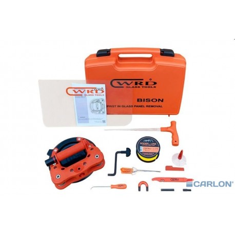 Spider Bison ruitenuitsnijset in koffer