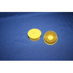 Bristle disc 50mm Carloc k80 geel