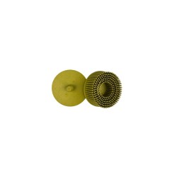 Bristle disc 50mm Carloc P80 geel