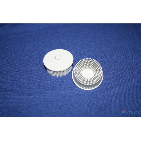 Bristle disc 50mm Carloc k120 wit