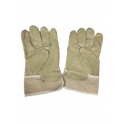 Handschoen varkensnerf gevoerd