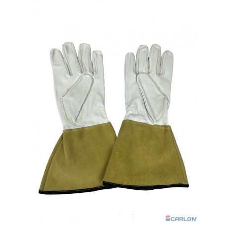 Lashandschoen geitenleder 15cm kap XL/10