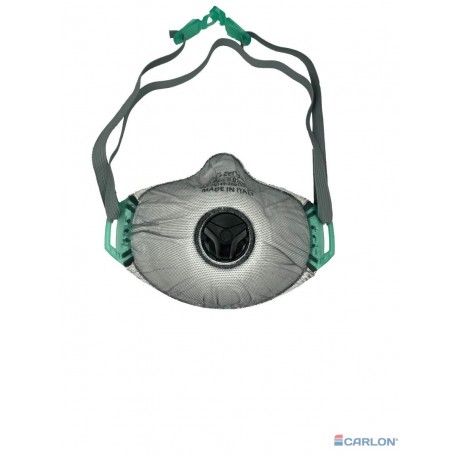 Lasdampmasker FFP3D Polo met ventiel (5st)
