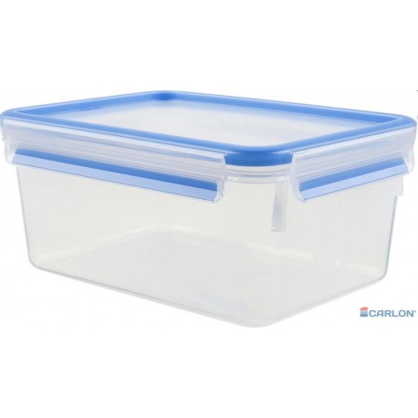 Maskertrommel 1,8L transparant/blauw