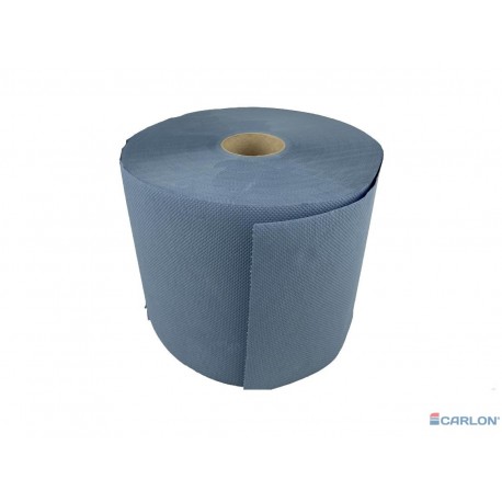 Poetspapier Sweeper Maxirol 3-laags blauw 30cmx190m (2st)