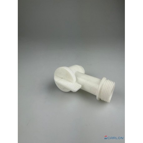 Kraan tbv 60L en 120L kunststof vat blauw