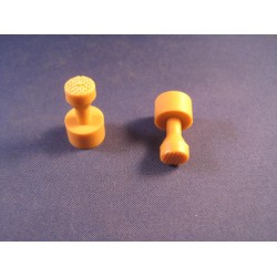 Lijmadapter 8mm oranje crossed (5st)