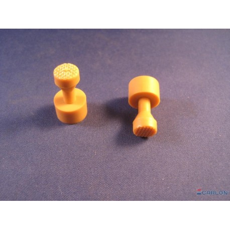 Lijmadapter 8mm oranje crossed (5st)