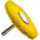 Bristle disc ster 75mm met as k50 groen