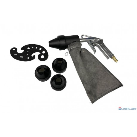 Zandstraalset set compleet