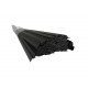 Lasdraad kunststof PP zwart plat 1,6x10mm (450gr)